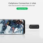 Wodimark USB-A to Type-C OTG Metal Adaptör | USB 3.0 Hızlı Veri ve Şarj Dönüştürücü (Gümüş)