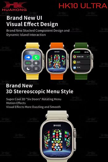 Wodimark HK10 Ultra 3 Wifi 6 Chat GPT/Video Uygulama Akıllı Saat