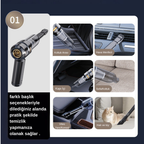 17000Pa Powerful Wireless Handheld Vacuum Cleaner – 4 in 1 Mini Vacuum with LED Display &amp; Blow