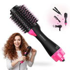 3’ü 1 Arada Saç Şekillendirici Fön Tarağı 1000W | Kurutma, Düzleştirme ve Hacim | İyon Teknolojisi