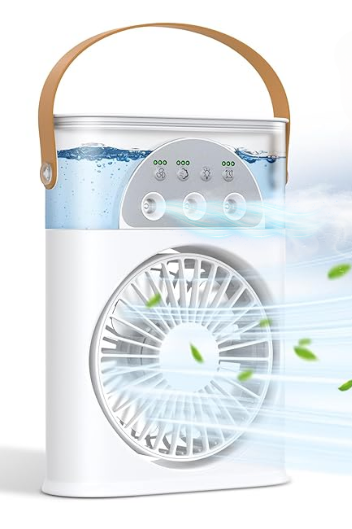 Wodimark Smart Taşınabilir Işıklı Spreyli Vantilatör Buzlu Buharlı Vantilatör Mi