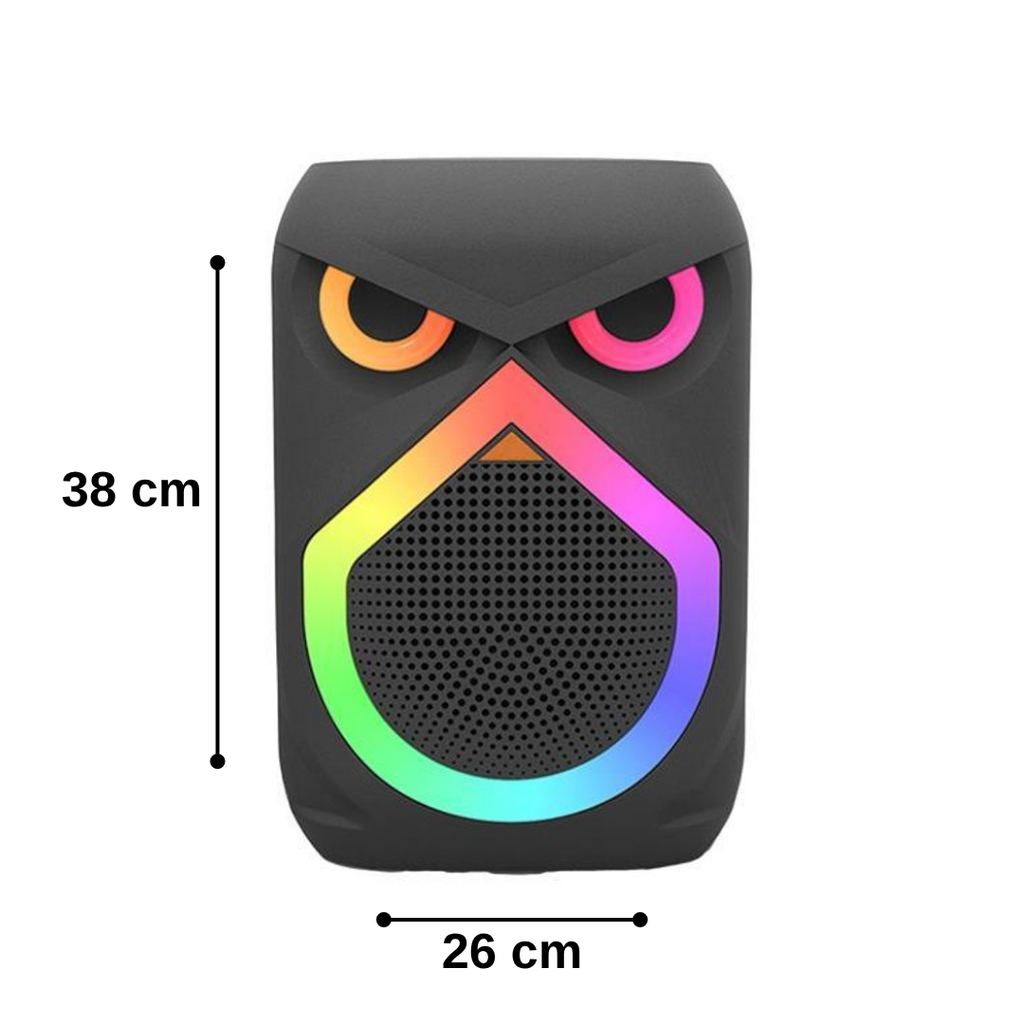 Wodimark RGB Işıklı 25W 8 inç Mikrofonlu Bluetooth Hoparlör