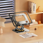 Wodimark 360° Döner Tablet Standı | iPad İçin Katlanabilir Masaüstü Tablet ve Telefon Tutucu