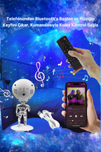 Alien Star Projector Night Light | Ceiling Nebula Galaxy Projector, Laser