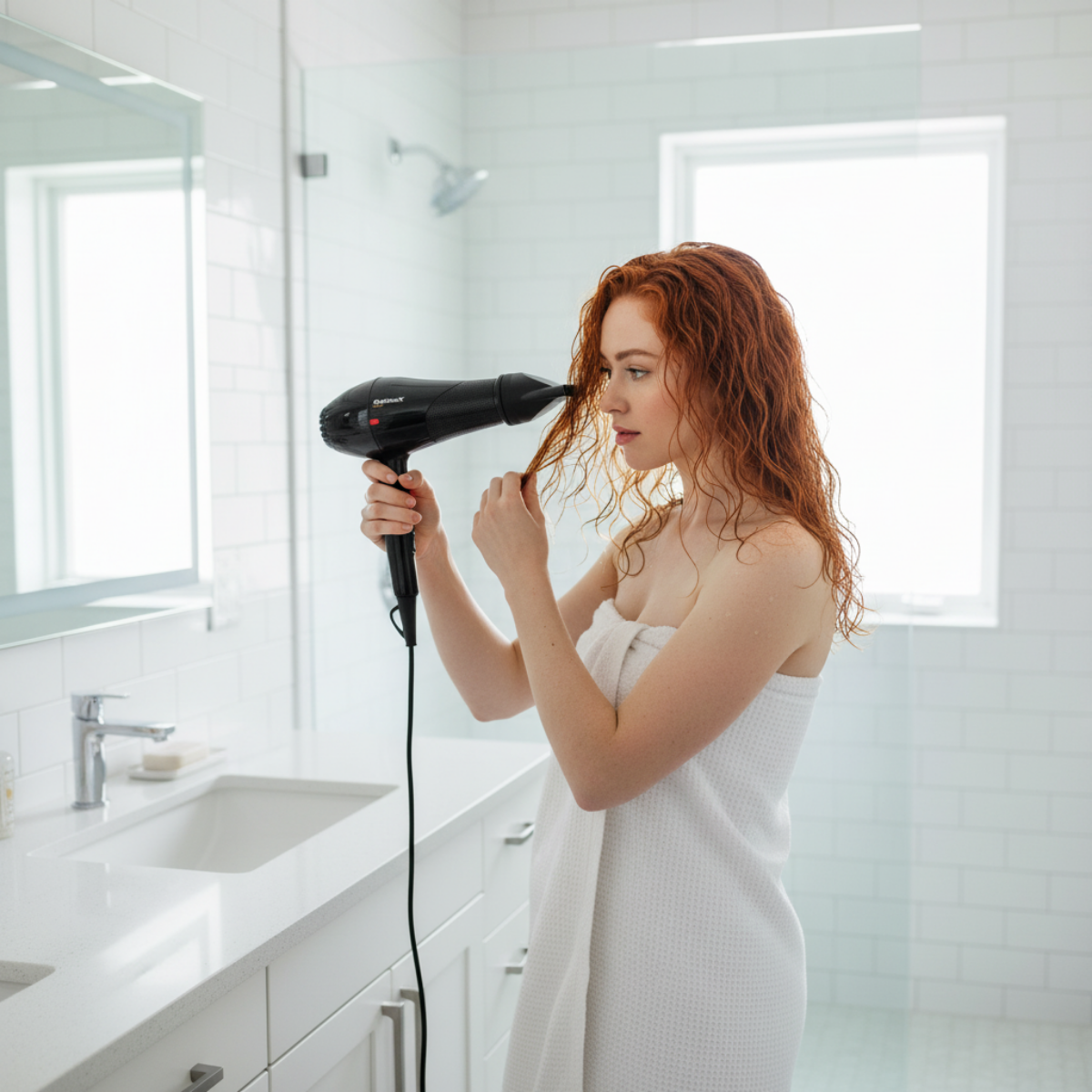 Wodimark Powertec Profesyonel Fön Makinesi 2500W | Turbo AC Motor, 2 Isı 2 Hız, Daraltıcı Başlık, 270 cm Kablo