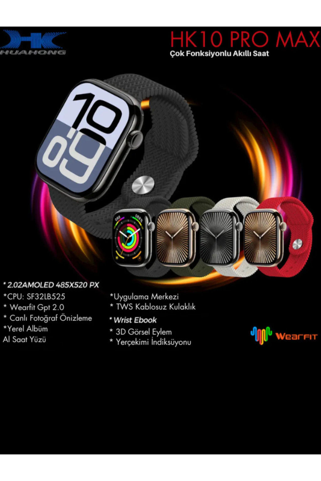 Watch HK 10 Pro Max Akıllı Saat