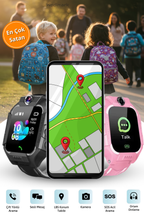 Wodimark Sim Kartlı LBS Konumlu Kameralı Akıllı Çocuk Takip Saati – SOS Acil Arama, Gizli Dinleme, IMEI Kayıt (SİYAH)