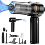 17000Pa Powerful Wireless Handheld Vacuum Cleaner – 4 in 1 Mini Vacuum with LED Display &amp; Blow