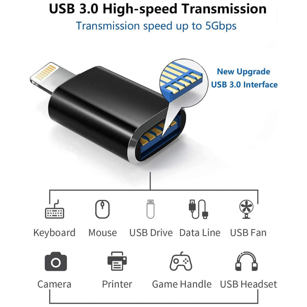Wodimark Lightning – USB 3.0 OTG Dönüştürücü
