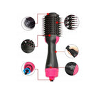 3’ü 1 Arada Saç Şekillendirici Fön Tarağı 1000W | Kurutma, Düzleştirme ve Hacim | İyon Teknolojisi