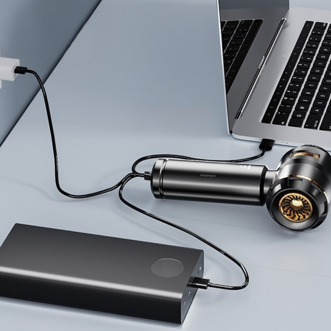 17000Pa Güçlü Kablosuz El Süpürgesi – 4’ü 1 Arada Mini Vakum, LED Ekranlı & Üfle