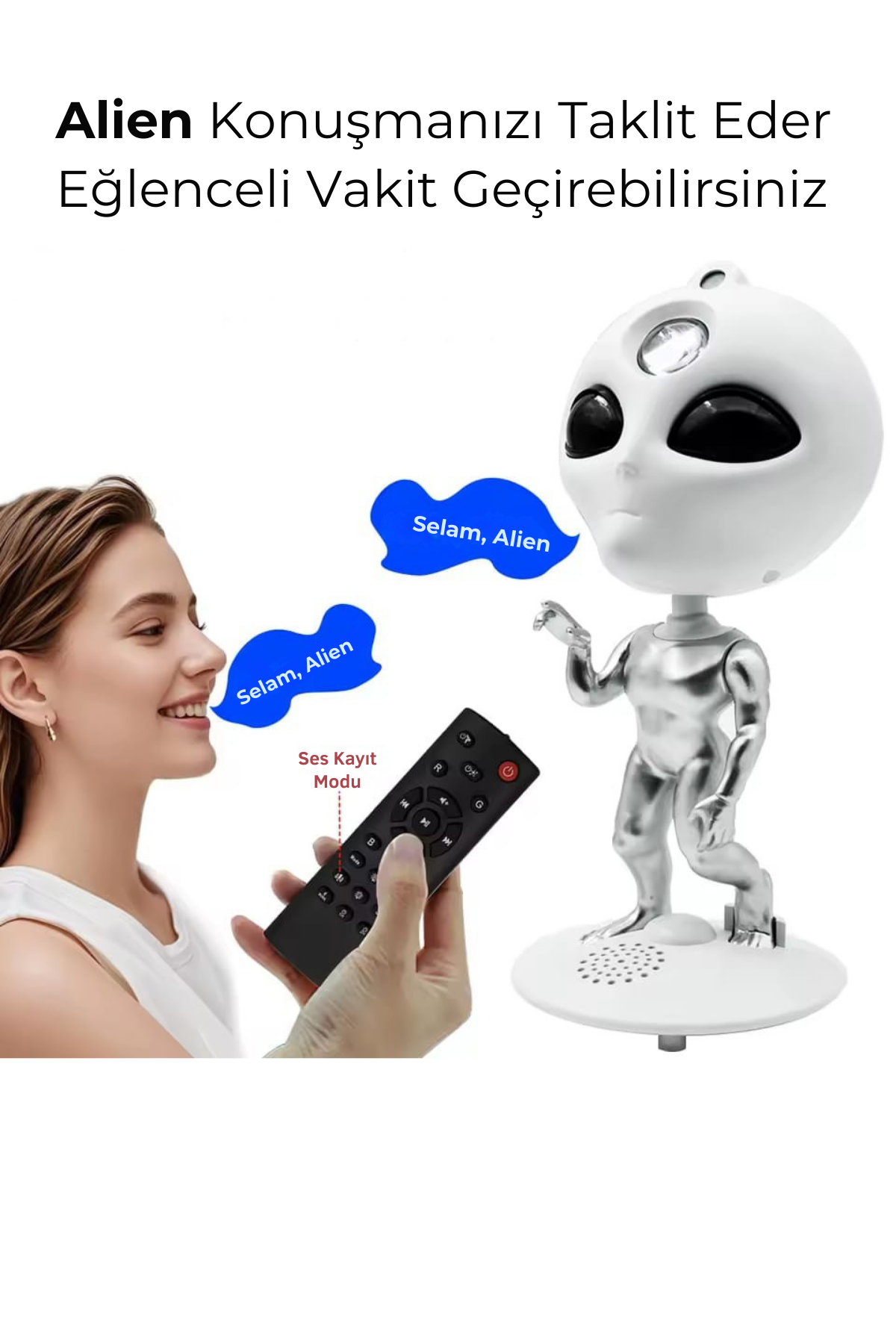 Uzaylı Yıldız Projektör Gece Lambası | Tavan Bulutsu Galaxy Projeksiyon, Lazer