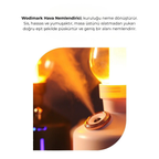 Wodimark Retro Gaz Lambası Görünümlü Şarjlı Hava Nemlendirici | LED Gece Lambası & Aroma Difizör | Sessiz Nano Buhar Teknolojisi