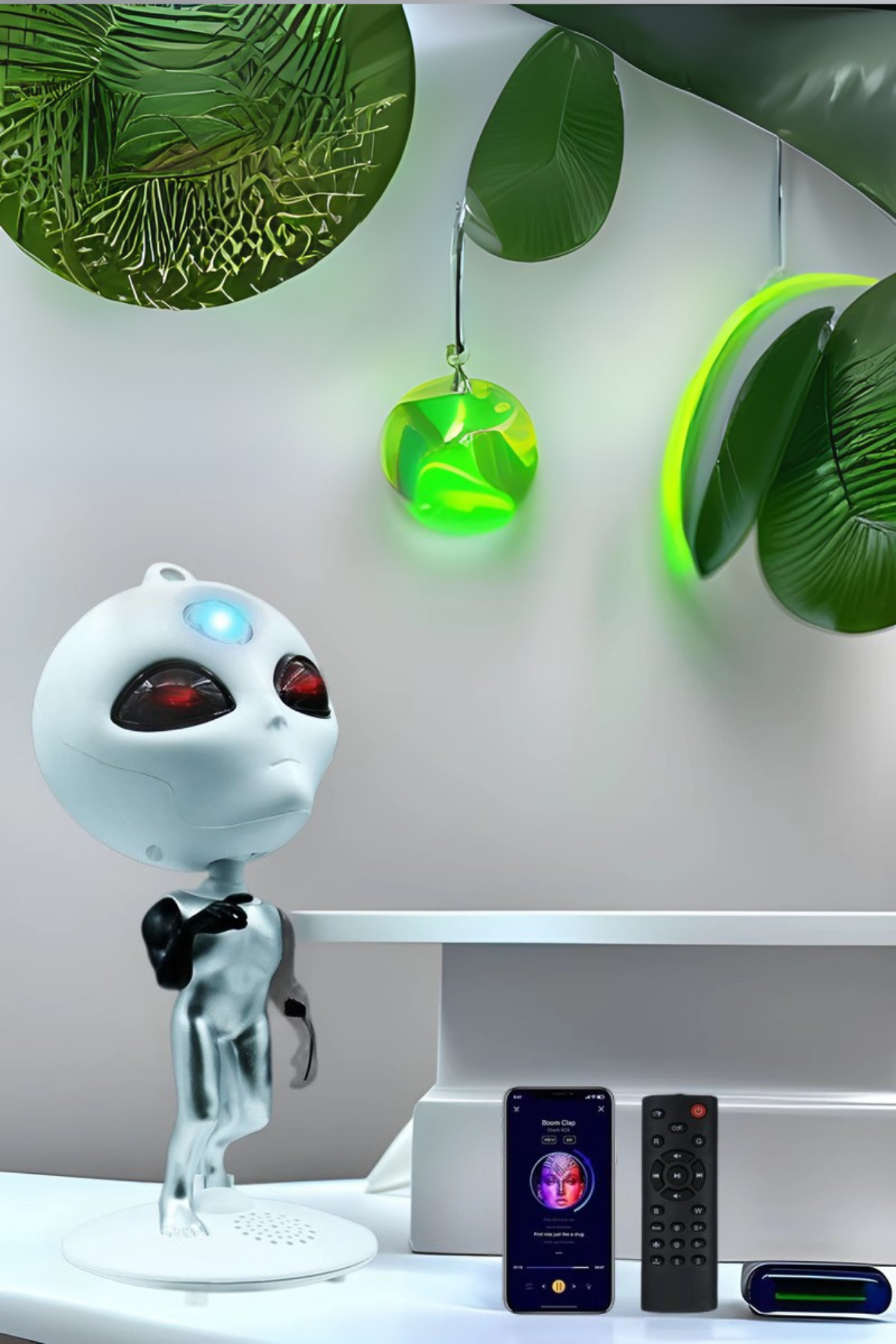 Uzaylı Yıldız Projektör Gece Lambası | Tavan Bulutsu Galaxy Projeksiyon, Lazer