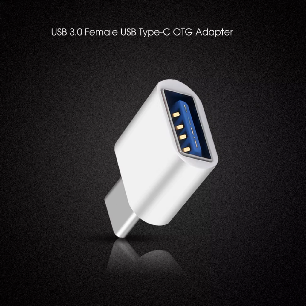 Wodimark USB-A to Type-C OTG Metal Adaptör | USB 3.0 Hızlı Veri ve Şarj Dönüştürücü (Gümüş)