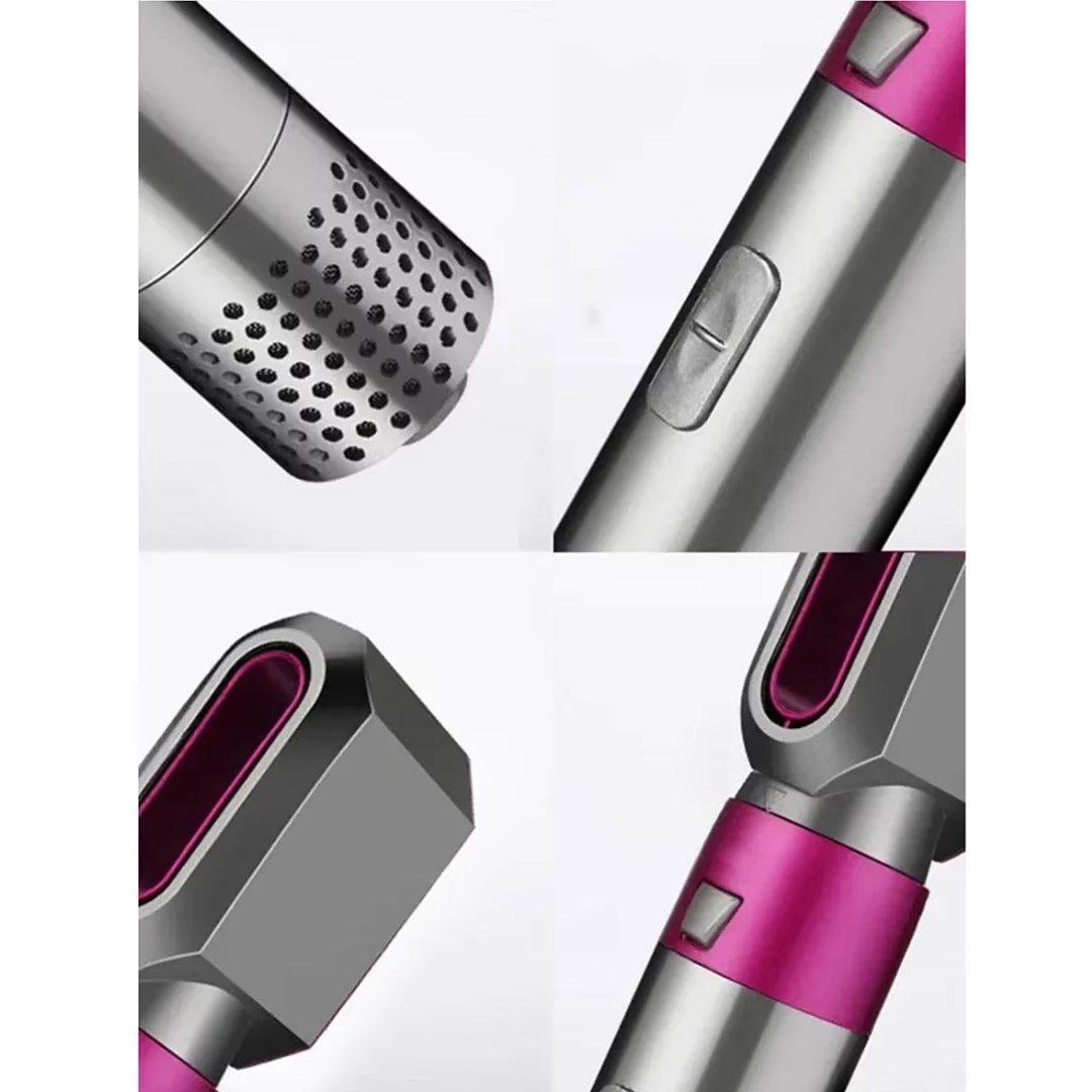 Wodimark 5 in 1 Hot Air Styler Saç Şekillendirici – Profesyonel Saç Kurutma & Şekillendirme Seti | Negatif İyon Teknolojisi | 3 Isı Ayarı | Bukle, Düzleştirme & Hacim