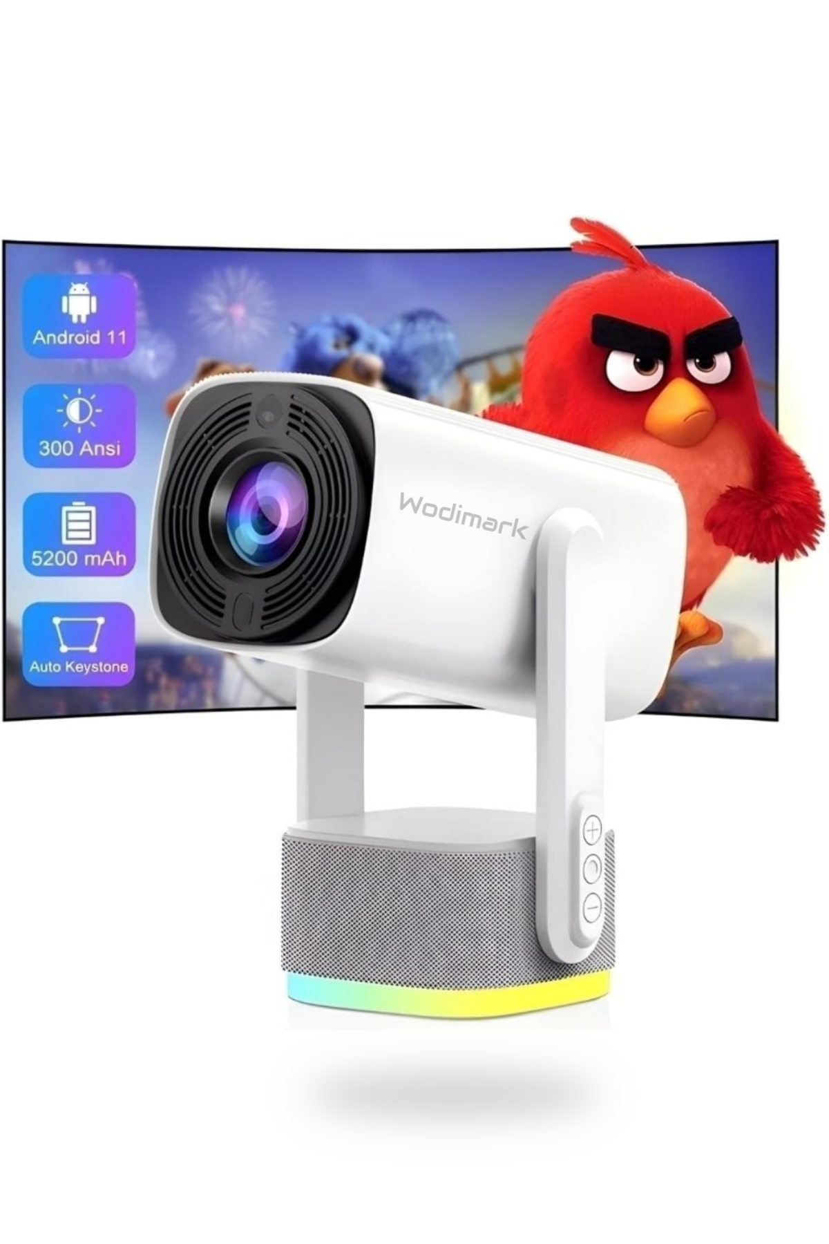 K2 Şarjlı Projeksiyon 4K