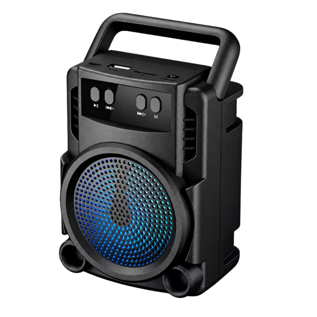 Wodimark Bluetooth Hoparlör Taşınabilir Kablosuz Hoparlör Rgb Sd Kart Aux Usb Girişli Wireless Speaker Hoparlör Işıklı Hoparlör