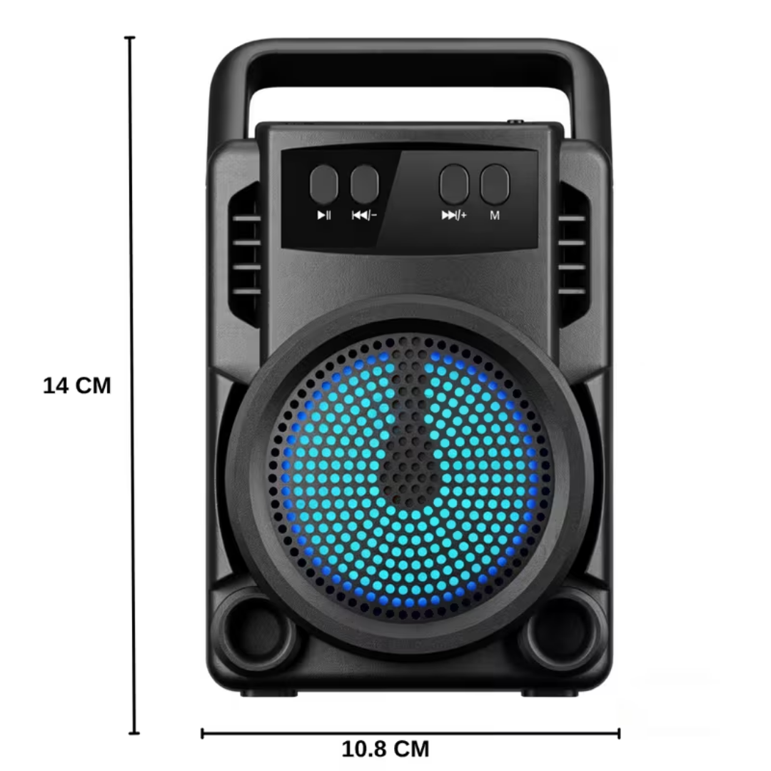 Wodimark Bluetooth Hoparlör Taşınabilir Kablosuz Hoparlör Rgb Sd Kart Aux Usb Girişli Wireless Speaker Hoparlör Işıklı Hoparlör