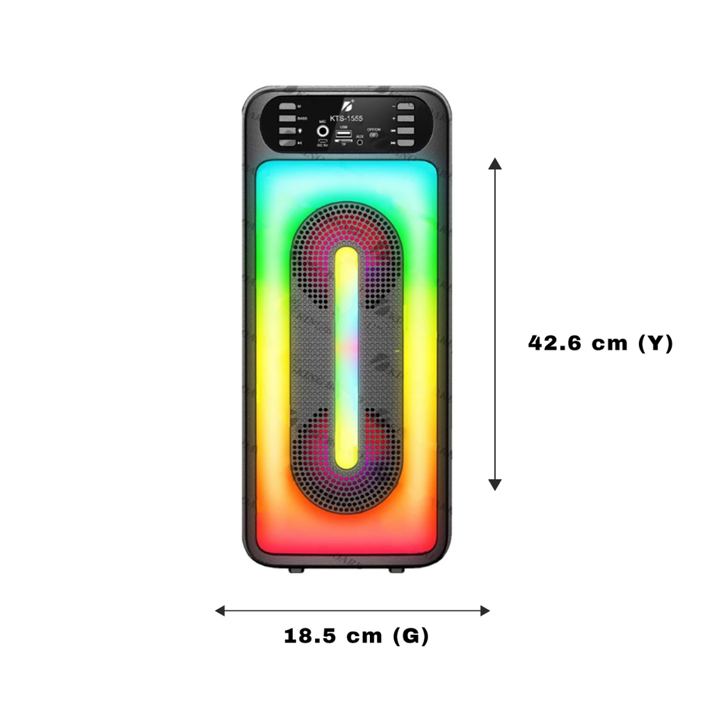 Wodimark RGB Ledli taşınabilir ses sistemi Bluetooth Hoparlör