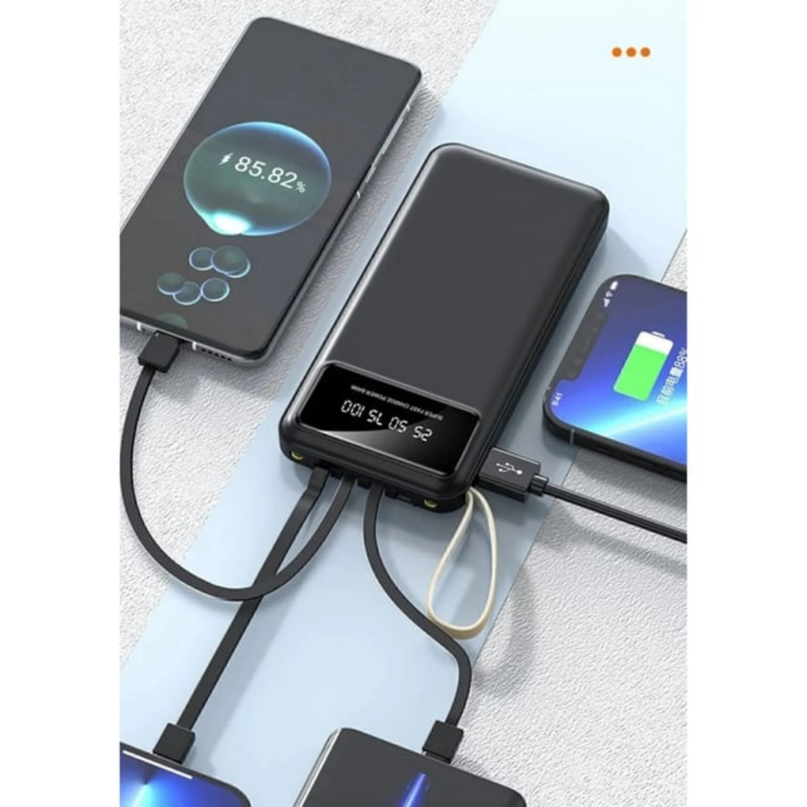 Wodimark 10.000 mAh Dijital Göstergeli Ultra Hızlı PD Powerbank – Çoklu USB Çıkışlı Taşınabilir Şarj Cihazı
