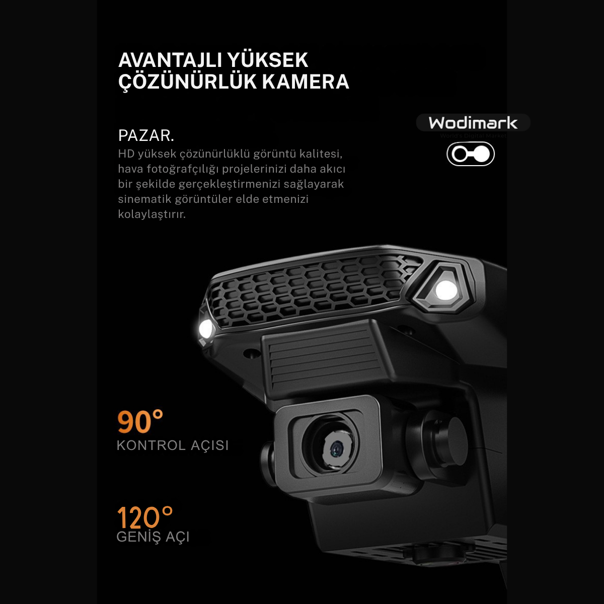 Çift Kamera Uzaktan Kumandalı Taşıma Çantalı Çocuklar İçin Uygun, Katlanabilir, Başlangıç Kameralı Eğlence Hobi Çift Batarylı