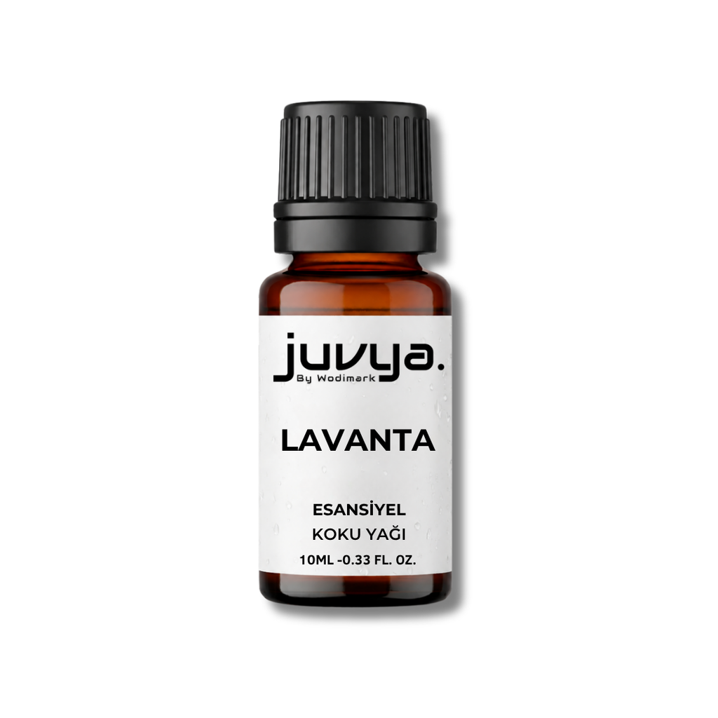 Juvya. 5'Li  Lavanta Esansiyel Uçucu Koku Yağı Buhurdanlık Yağı Difüzör Esansı Hobi Esans Ortam Oda Kokusu 10ml