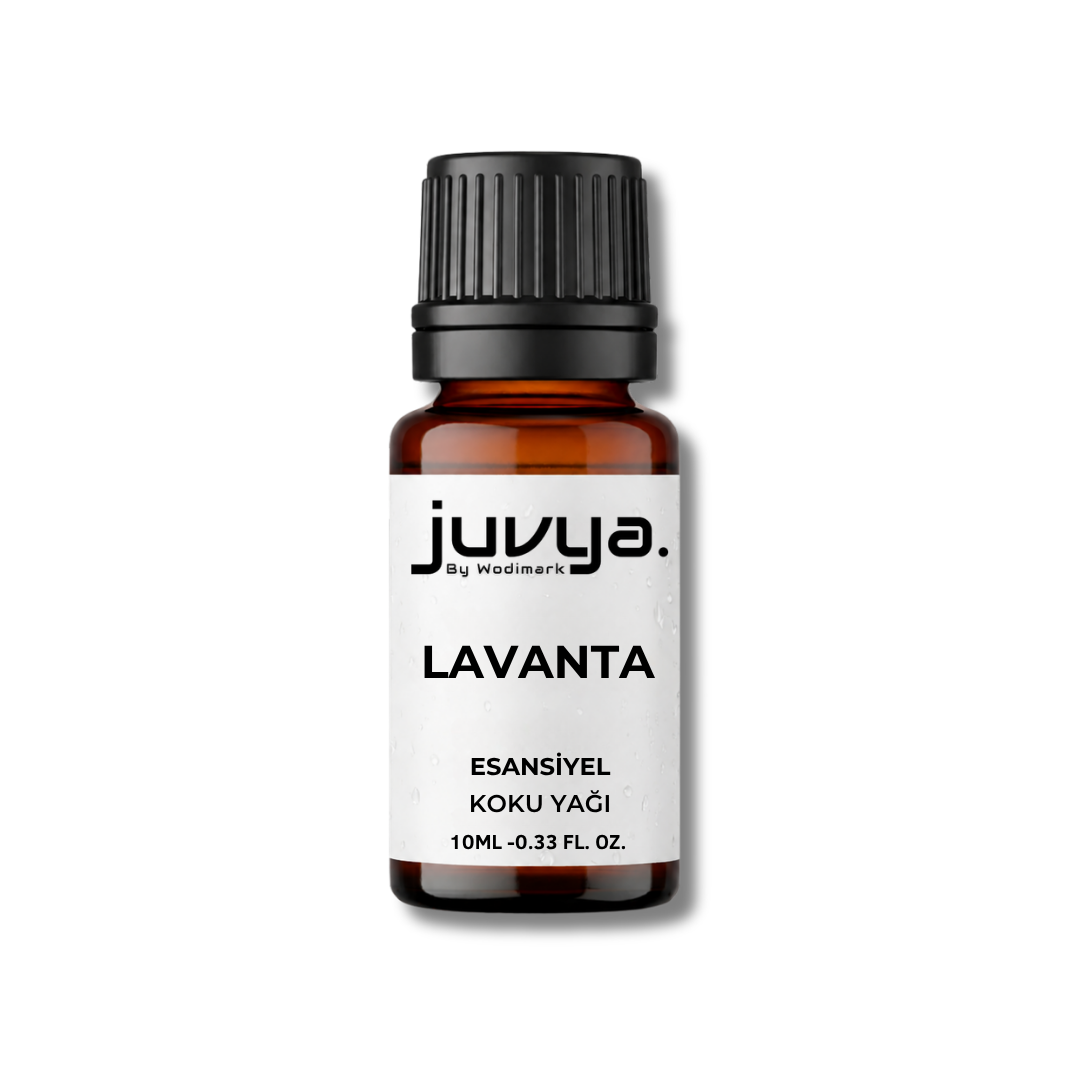 Juvya. 5'Li  Lavanta Esansiyel Uçucu Koku Yağı Buhurdanlık Yağı Difüzör Esansı Hobi Esans Ortam Oda Kokusu 10ml