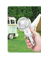 Wodimark Handheld Water Mist Fan Rechargeable Fan Mini Desktop Hand Fan Portable