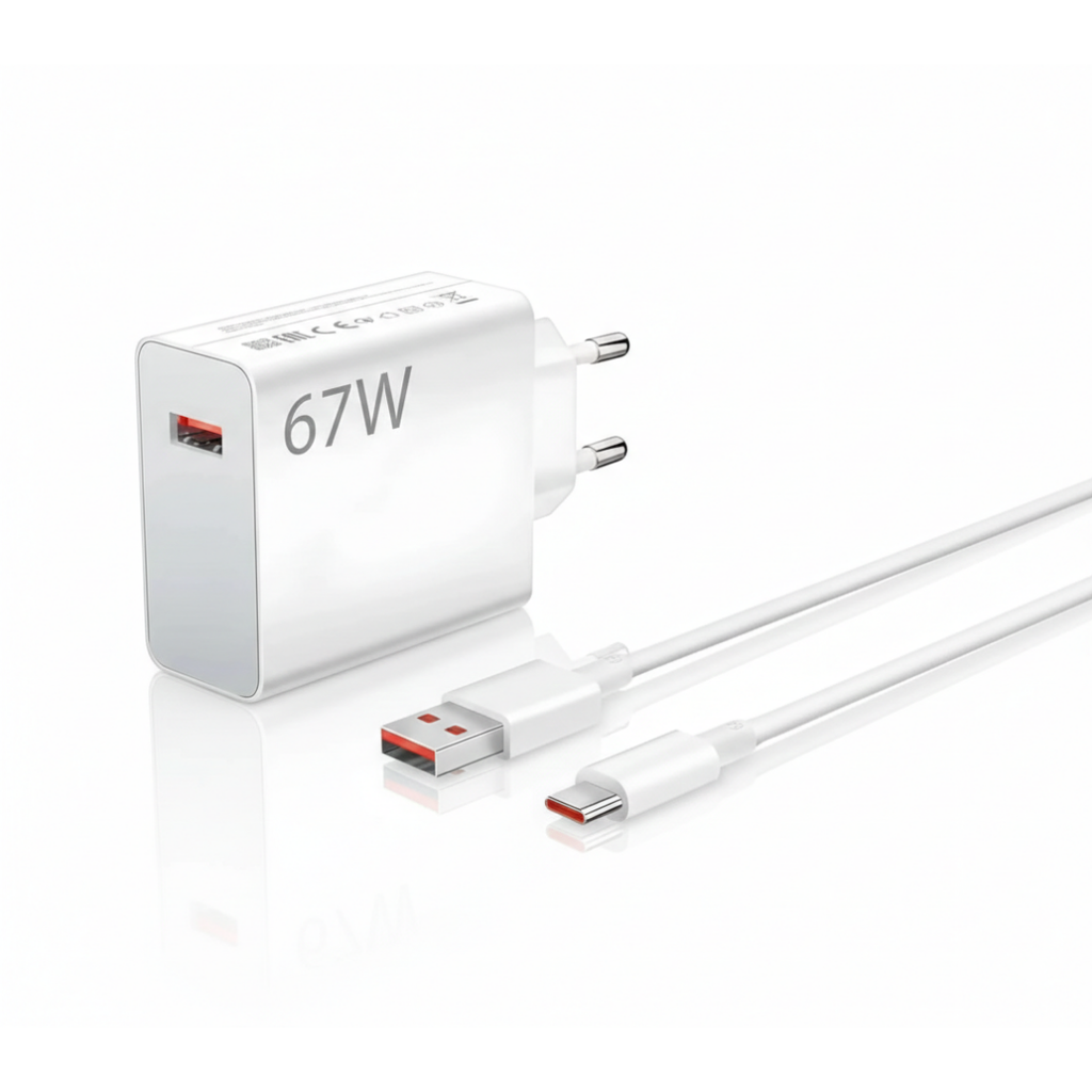 Wodimark Hızlı Şarj Turbolu 67Watt Şarj Seti