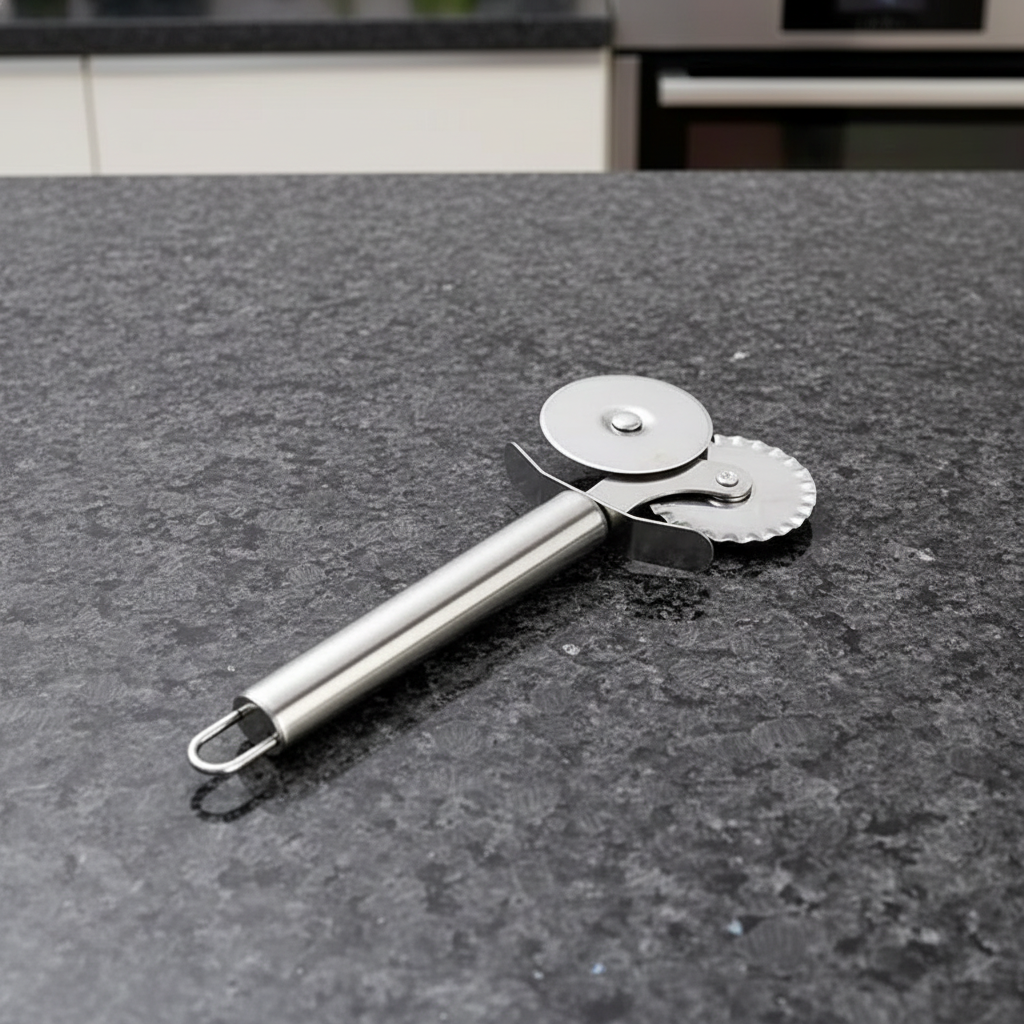 Çift Taraflı Pizza Hamur Kesici Pratik Pizza Kesme Aparatı